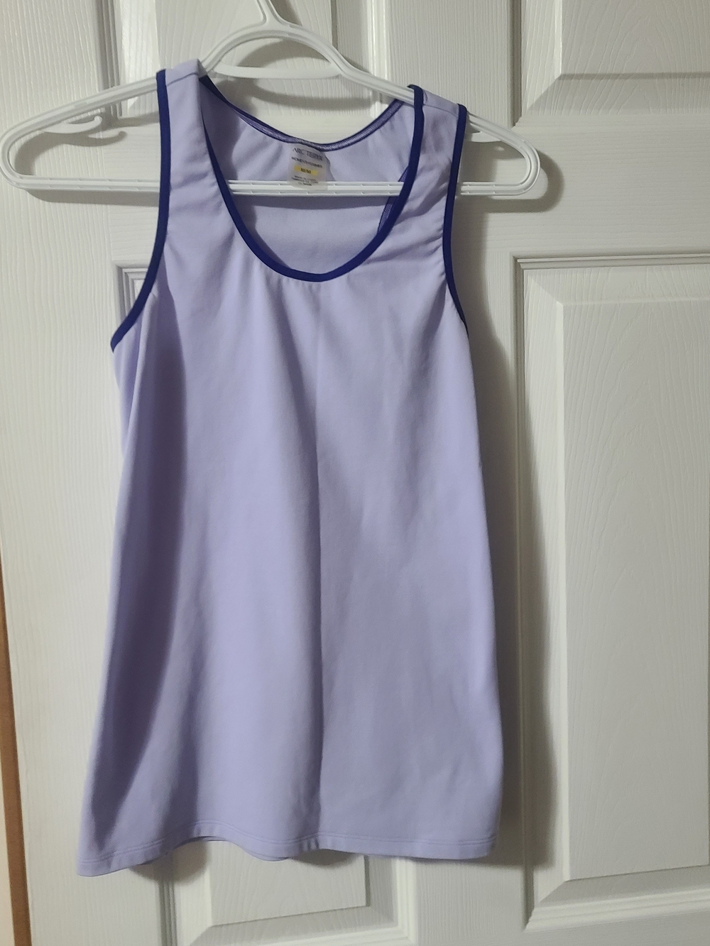 Arc'teryx Lavender Tank with Dark Purple Trim